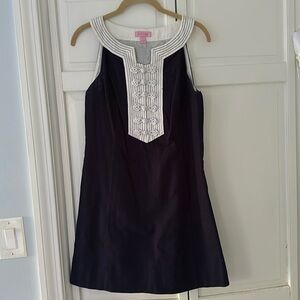 Lily Pulitzer Navy Knot Button dress, size 4